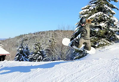 Snowboarding at McCauley